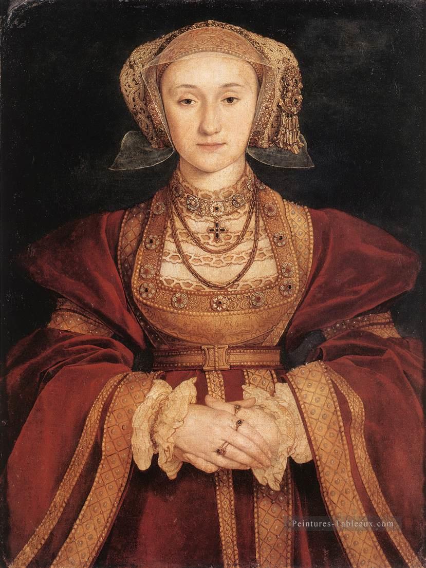 Portrait d’Anne de Clèves Renaissance Hans Holbein le Jeune Peintures à l'huile